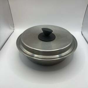 Vintage Saladmaster 18-8 Stainless Steel 9 Inch Double Boiler Skillet Inset with